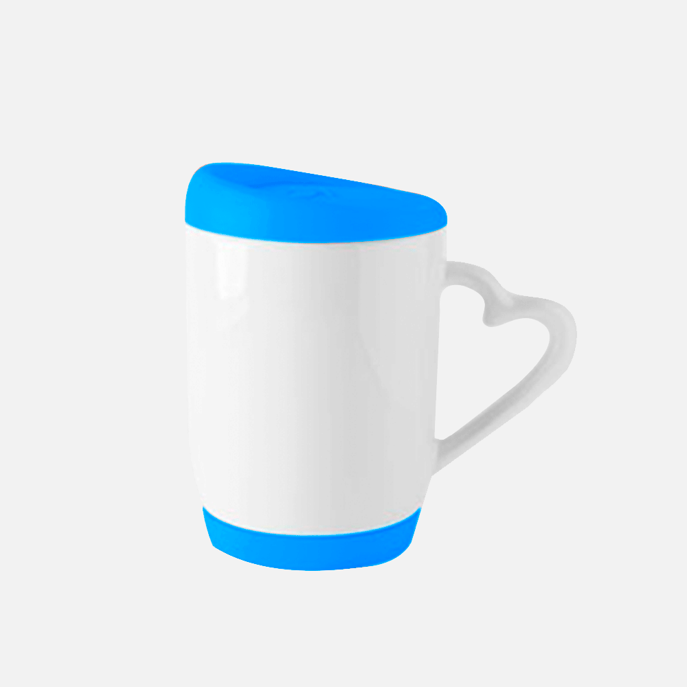 Mug Tapa Caucho - Material de Cerámica resistente al calor