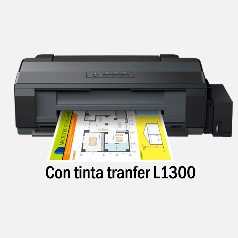 Epson L1300 con tinta Tranfer