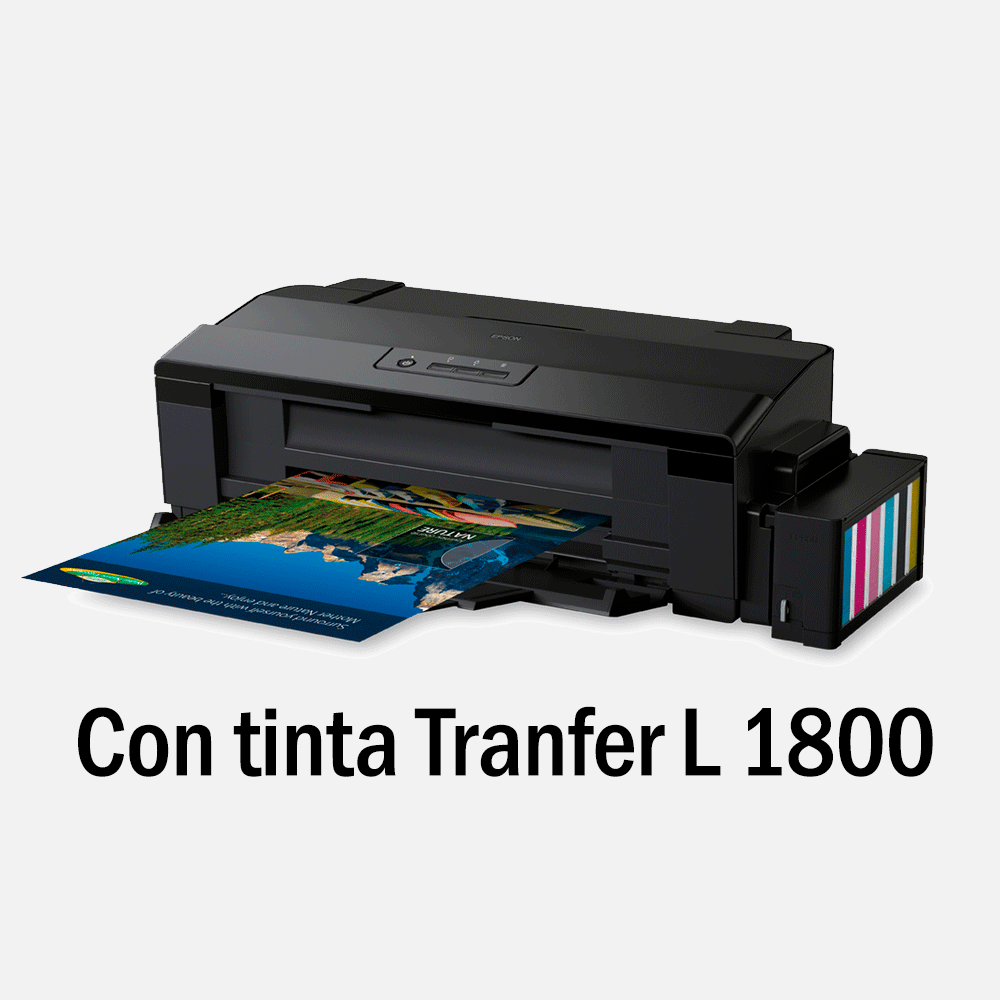 Epson L1800 con tinta Tranfer