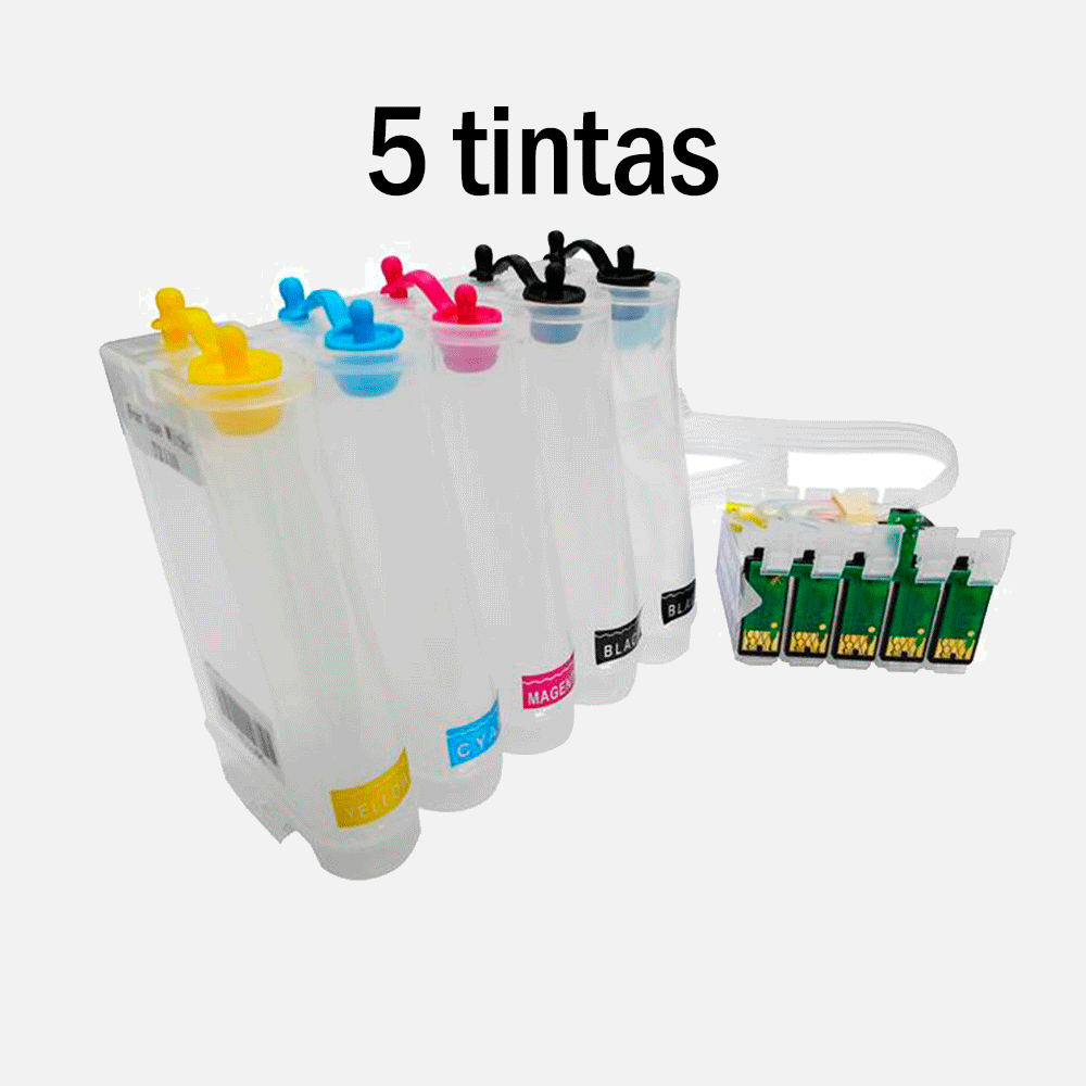 Sistema de Tinta Continua (5 colores) no incluye chip