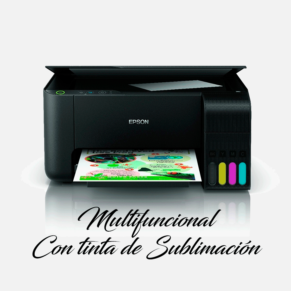 Epson L3110 con tinta de sublimación